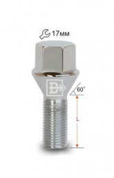 Болт M12x1.25; 55; 28; 17 конус CH (966-06)