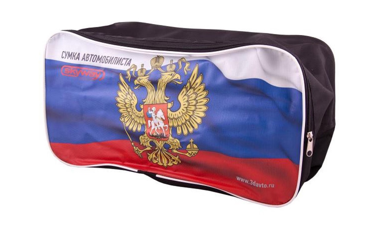 Сумка автомобилиста SKYWAY 47*24*16см рис.Флаг